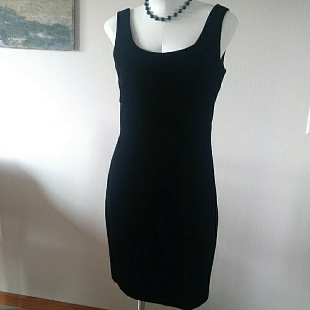 Classic Little Black Velvet Dress